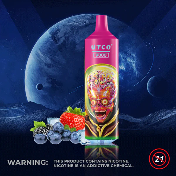 UTCO Aliens 9000 Einweg E-Zigarette Disposable Kit wiederaufladbar - Kaufen Sie 3 Stück und erhalten Sie 1 Stück zusätzlich als Geschenk (Produkte und Geschmacksrichtungen sind zufällig) - Image 18
