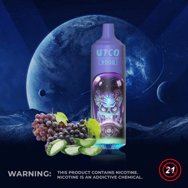 UTCO Aliens 9000 Einweg E-Zigarette Disposable Kit wiederaufladbar - Kaufen Sie 3 Stück und erhalten Sie 1 Stück zusätzlich als Geschenk (Produkte und Geschmacksrichtungen sind zufällig) - Image 4