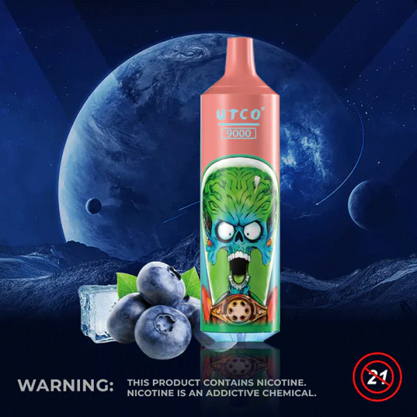 UTCO Aliens 9000 Einweg E-Zigarette Disposable Kit wiederaufladbar - Kaufen Sie 3 Stück und erhalten Sie 1 Stück zusätzlich als Geschenk (Produkte und Geschmacksrichtungen sind zufällig) - Image 6