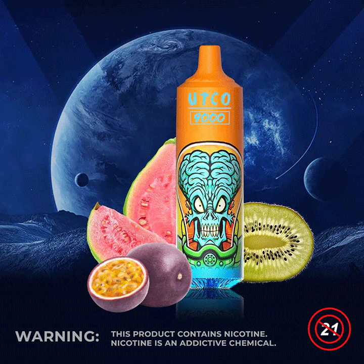 UTCO Aliens 9000 Einweg E-Zigarette Disposable Kit wiederaufladbar - Kaufen Sie 3 Stück und erhalten Sie 1 Stück zusätzlich als Geschenk (Produkte und Geschmacksrichtungen sind zufällig) - Image 8