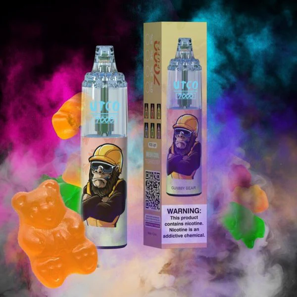 UTCO Gorilla 7000 Einweg E-Zigarette Disposable Kit Wiederaufladbar - Kaufen Sie 3 Stück und erhalten Sie 1 Stück zusätzlich als Geschenk (Produkte und Geschmacksrichtungen sind zufällig) - Image 6