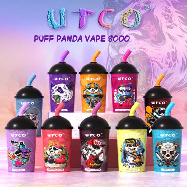 UTCO Puff Panda 8000 Einweg E-Zigarette Disposable Kit wiederaufladbar - Image 2
