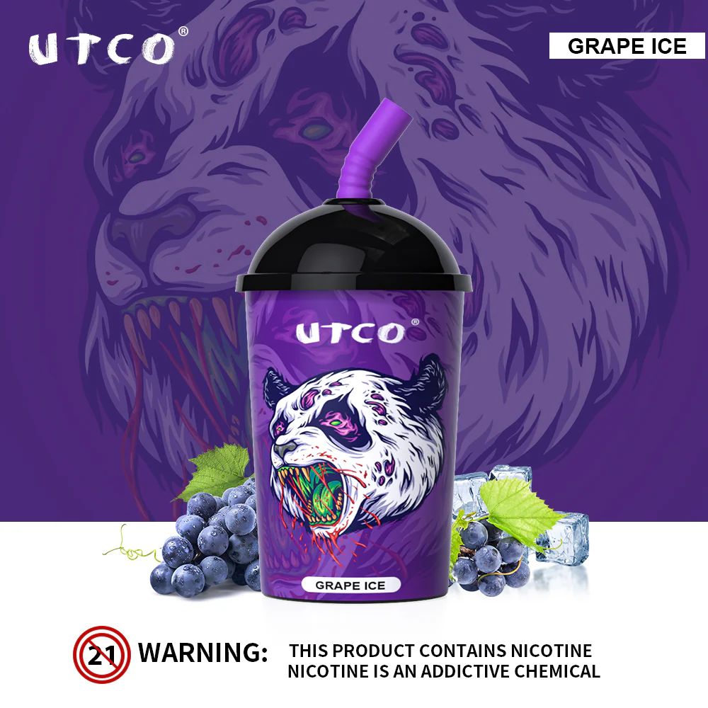 UTCO Puff Panda 8000 Einweg E-Zigarette Disposable Kit wiederaufladbar - Image 7