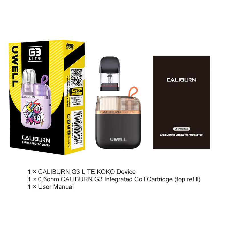 Uwell Caliburn G3 Lite KOKO Pod Kit 25W - Image 4