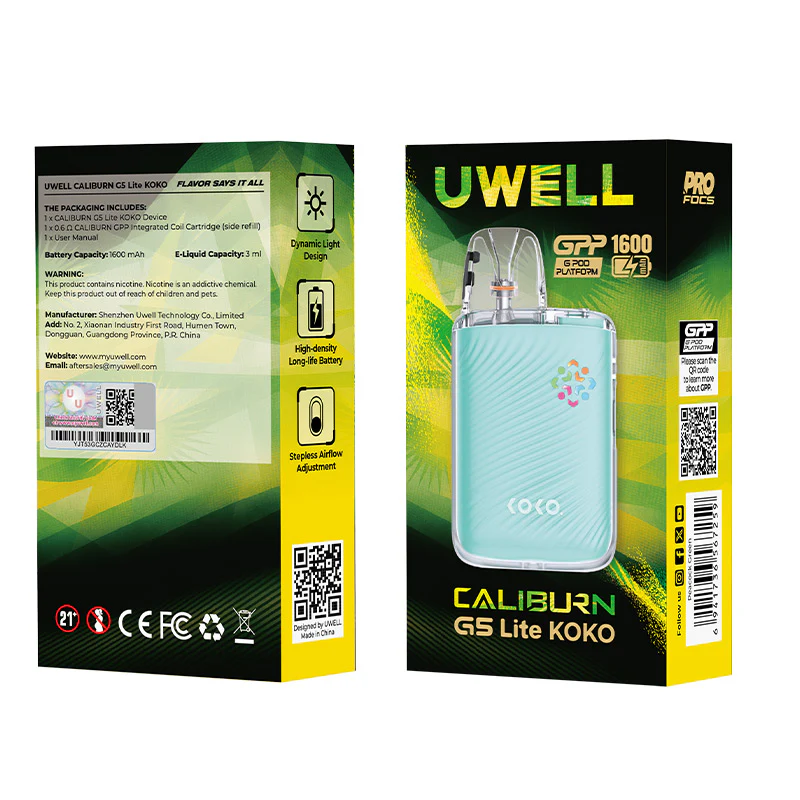Uwell Caliburn G5 Lite KOKO Pod Kit 35W - Image 3