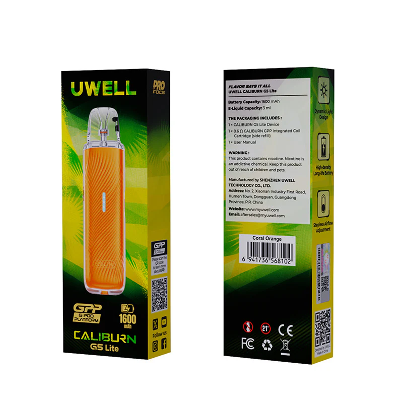 Uwell Caliburn G5 Lite Pod Kit 35W - Image 3