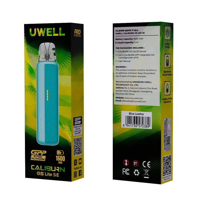 Uwell Caliburn G5 Lite SE Pod Kit 35W - Image 4