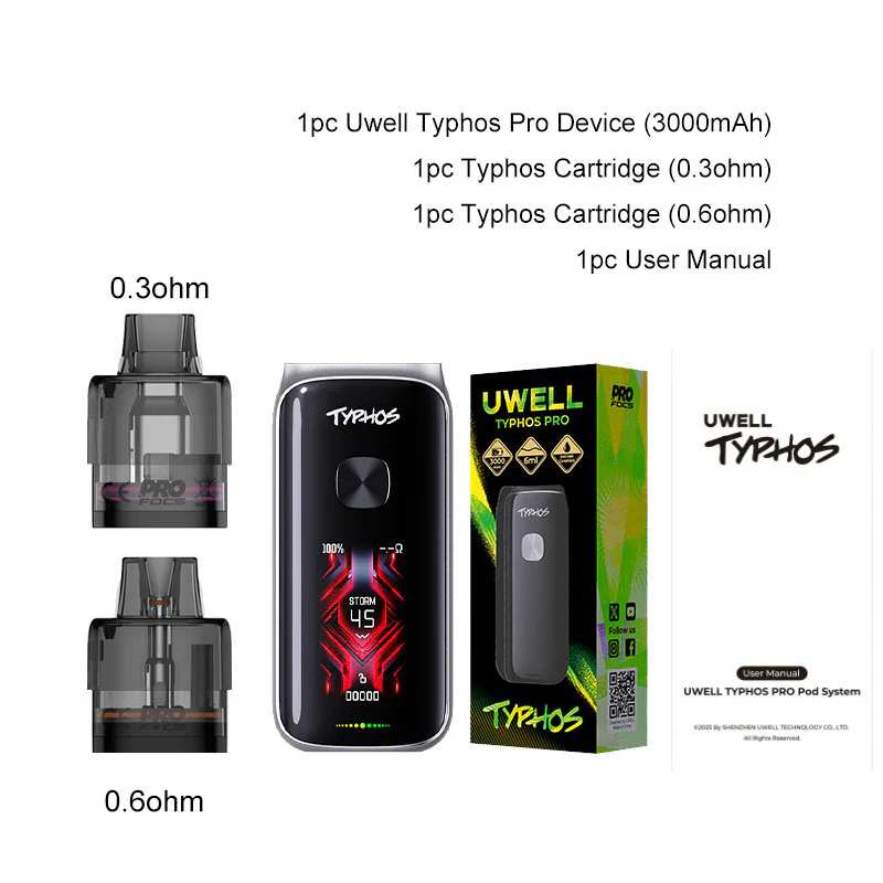 Uwell Typhos Pro Pod Kit 45W - Image 3