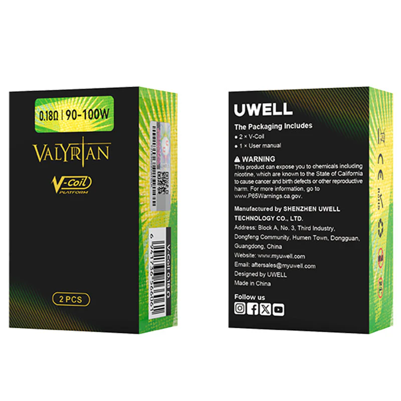 Uwell V-Coil Platform für Valyrian 2 Verdampfer / Valyrian 2 Pro Verdampfer / Valyrian 3 Verdampfer / Valyrian 4 Verdampfer (2 Stück/Packung) - Image 2