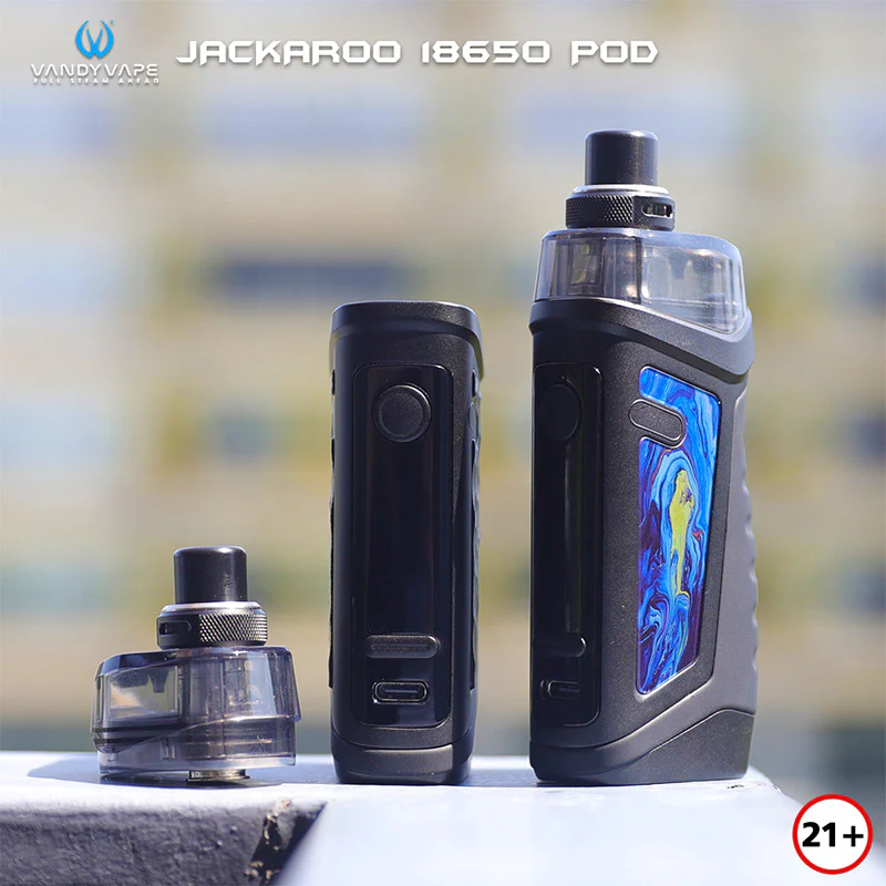 Vandy Vape Jackaroo 18650 Pod Kit 70W - Image 5