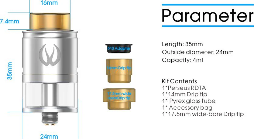 Vandy Vape Perseus RDTA Verdampfer - 4ml - Image 7