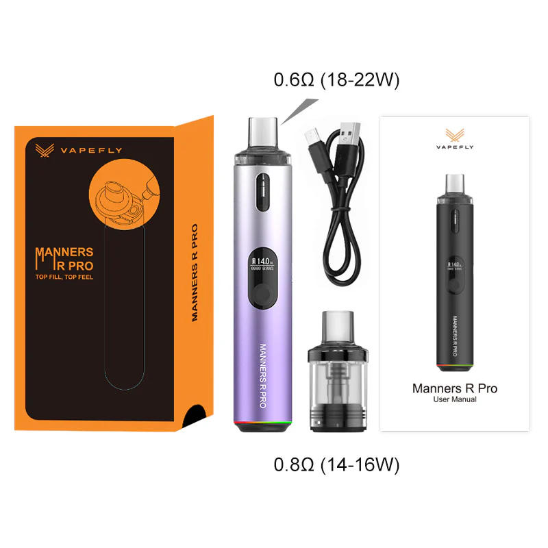 Vapefly Manners R PRO Pod Kit 1100mAh 2ml - Image 3