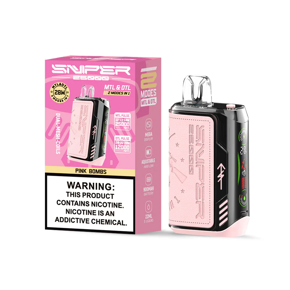 Vapmod Sniper 25000 Puffs Wiederaufladbares Einweg Kit - Image 11