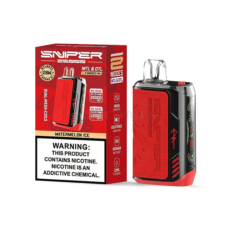 Vapmod Sniper 25000 Puffs Wiederaufladbares Einweg Kit - Image 14