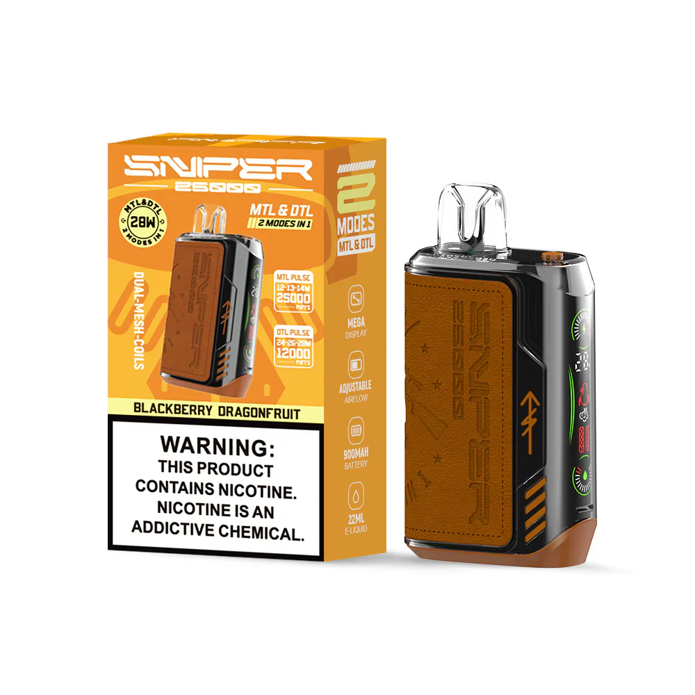 Vapmod Sniper 25000 Puffs Wiederaufladbares Einweg Kit - Image 3