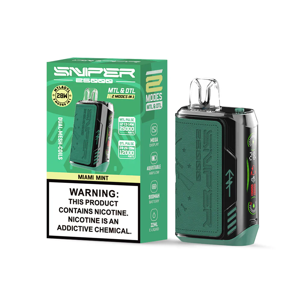 Vapmod Sniper 25000 Puffs Wiederaufladbares Einweg Kit - Image 8