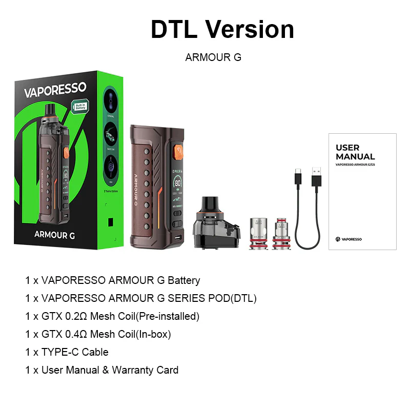 Vaporesso Armour G 80W Pod Mod Kit - Image 3