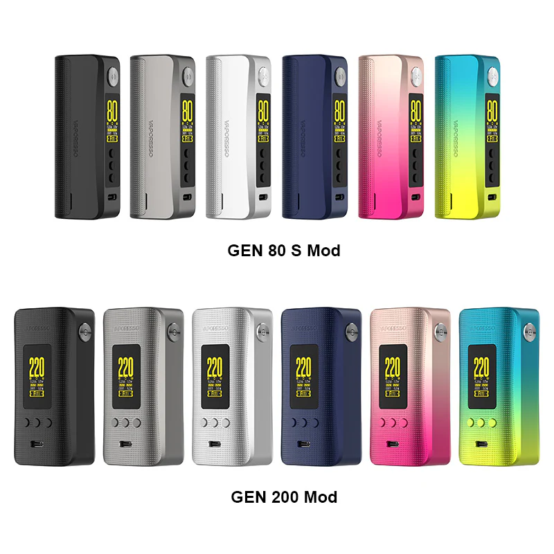 Vaporesso GEN 200 & GEN 80 S Box Mod Akkuträger