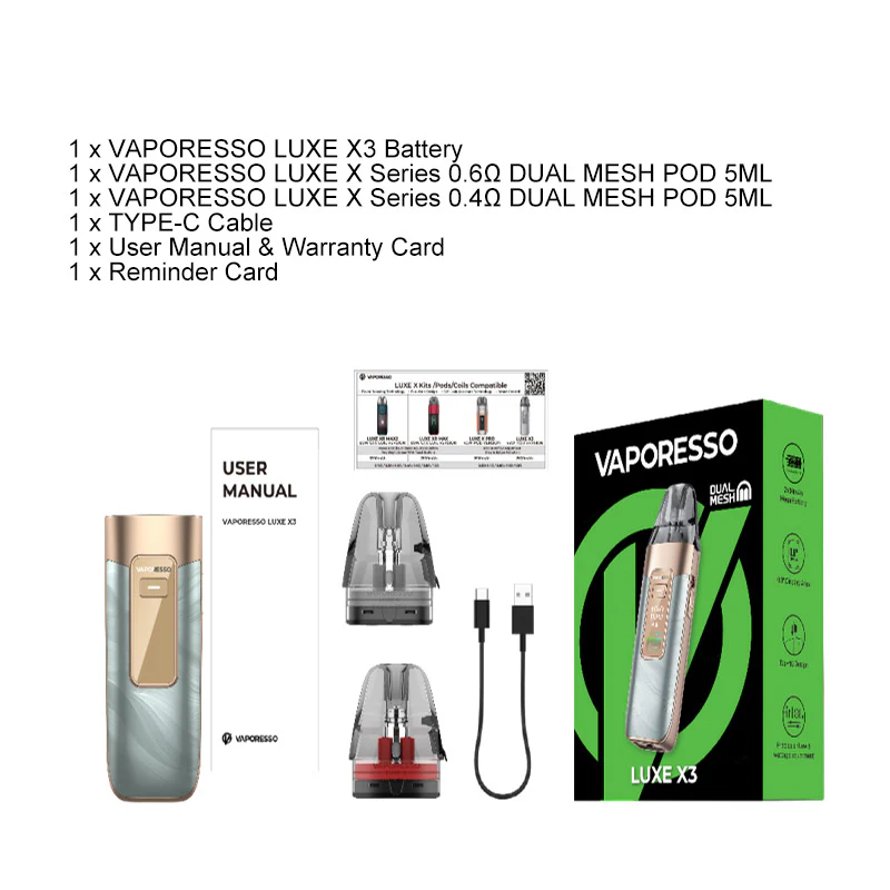 Vaporesso LUXE X3 Pod Kit 45W - Image 3