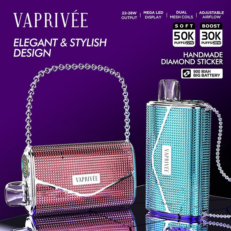 VAPRIVÉE 50000 50K Puffs Dual Mode Einweg Kit 20ml - Image 3