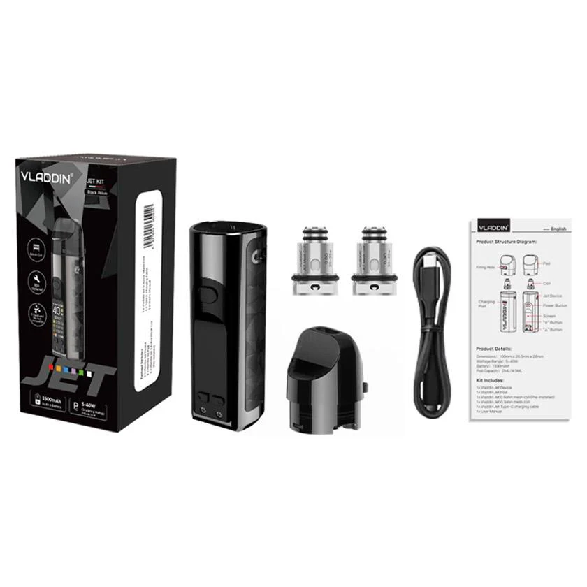 Vladdin Jet 40W Pod Mod Kit 1500mAh - Image 5