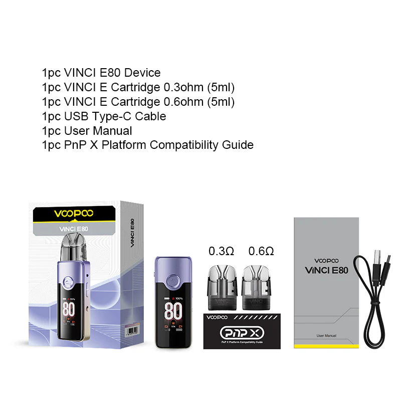 VOOPOO VINCI E80 Pod Kit 80W - Image 3