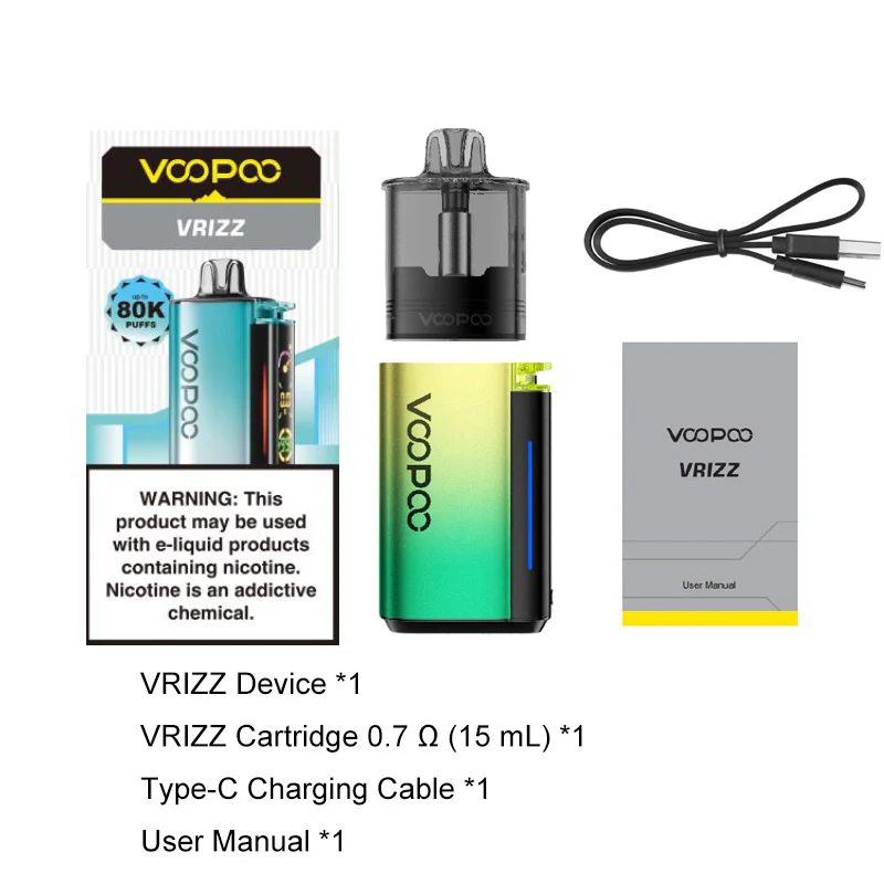 VOOPOO Vrizz Pod Kit 800mAh 15ml - Image 3