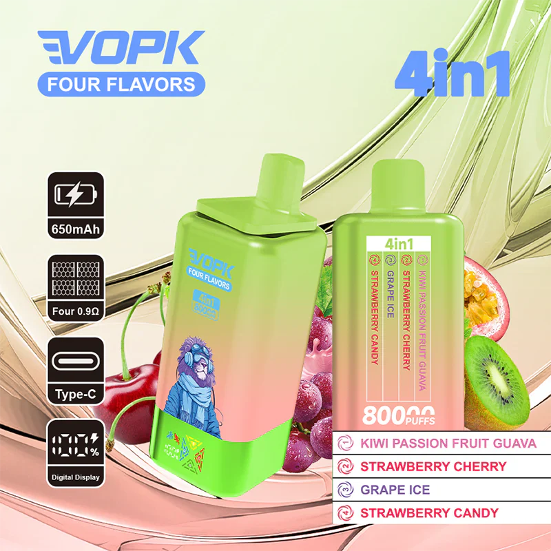 VOPK 80K Puffs 4IN1 Einweg Kit 650mAh - Image 12