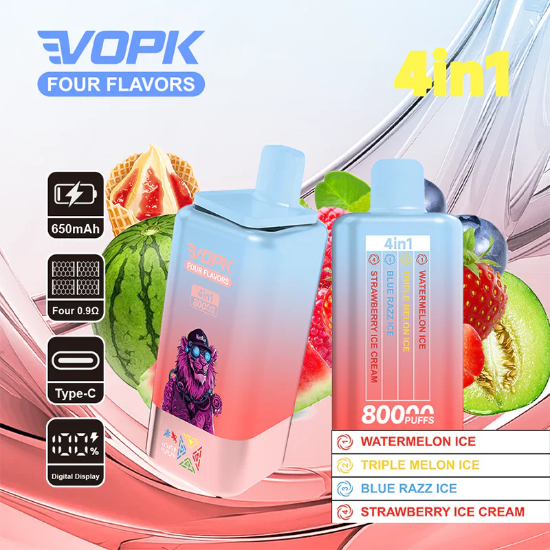 VOPK 80K Puffs 4IN1 Einweg Kit 650mAh - Image 6