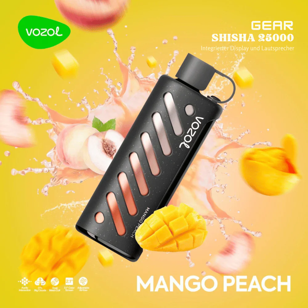 Vozol GEAR SHISHA 25000 Puffs Einweg Kit- 💥 Nehme 5 Zahle NUR 4! + Ab einem Einkauf von 100€ 2 Mystery Gratis💥 - Image 12