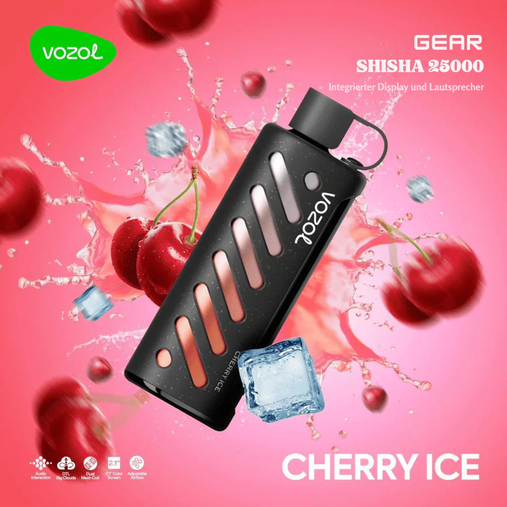 Vozol GEAR SHISHA 25000 Puffs Einweg Kit- 💥 Nehme 5 Zahle NUR 4! + Ab einem Einkauf von 100€ 2 Mystery Gratis💥 - Image 13