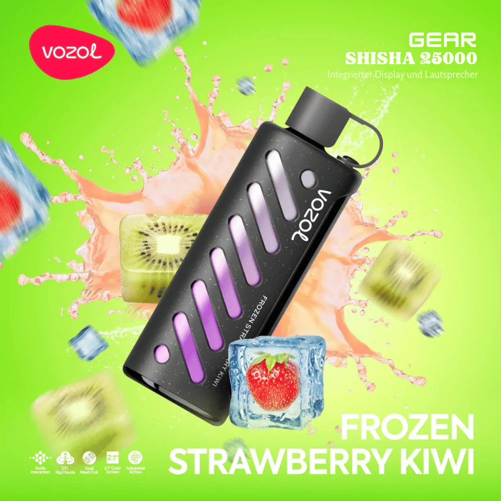 Vozol GEAR SHISHA 25000 Puffs Einweg Kit- 💥 Nehme 5 Zahle NUR 4! + Ab einem Einkauf von 100€ 2 Mystery Gratis💥 - Image 17