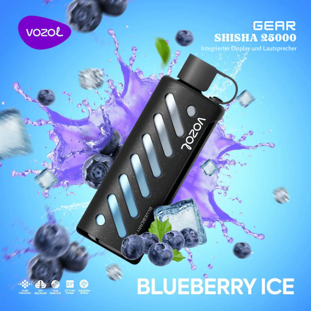 Vozol GEAR SHISHA 25000 Puffs Einweg Kit- 💥 Nehme 5 Zahle NUR 4! + Ab einem Einkauf von 100€ 2 Mystery Gratis💥 - Image 19