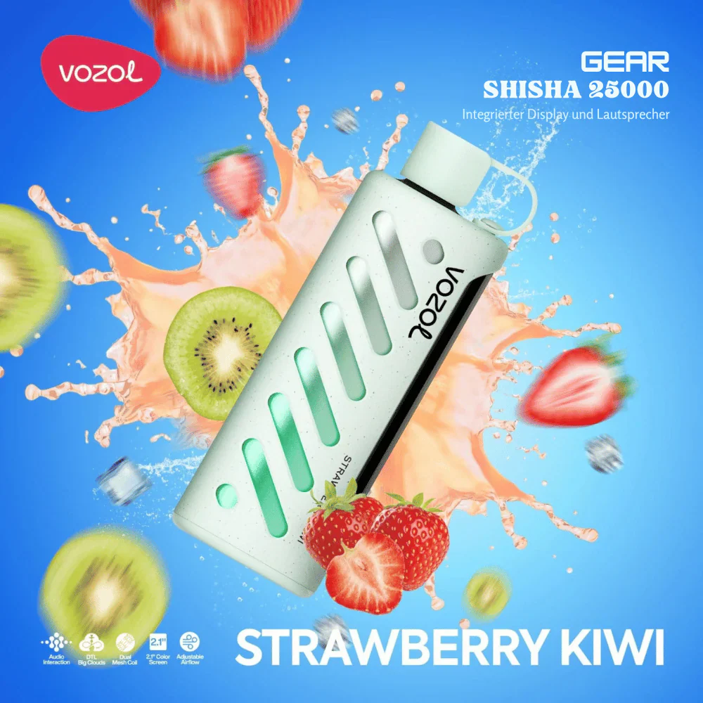 Vozol GEAR SHISHA 25000 Puffs Einweg Kit- 💥 Nehme 5 Zahle NUR 4! + Ab einem Einkauf von 100€ 2 Mystery Gratis💥 - Image 22