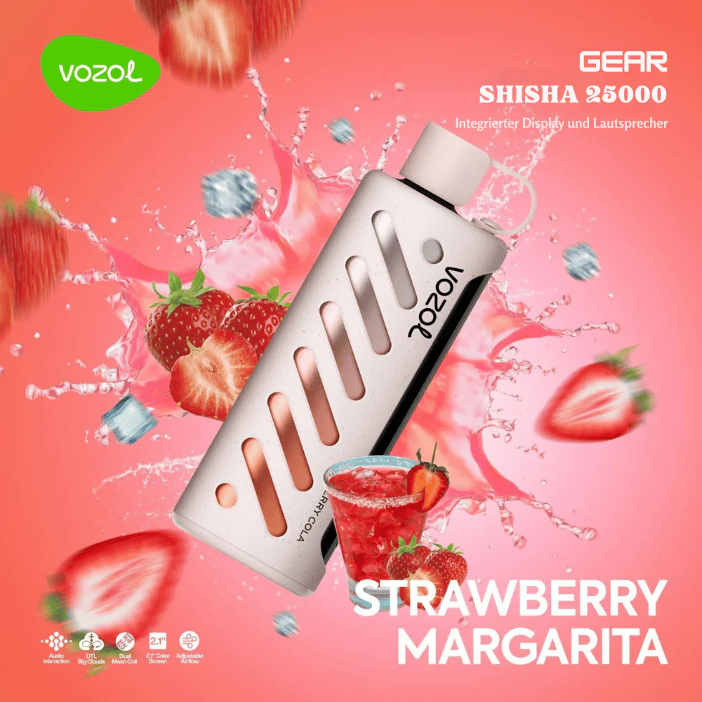 Vozol GEAR SHISHA 25000 Puffs Einweg Kit- 💥 Nehme 5 Zahle NUR 4! + Ab einem Einkauf von 100€ 2 Mystery Gratis💥 - Image 25