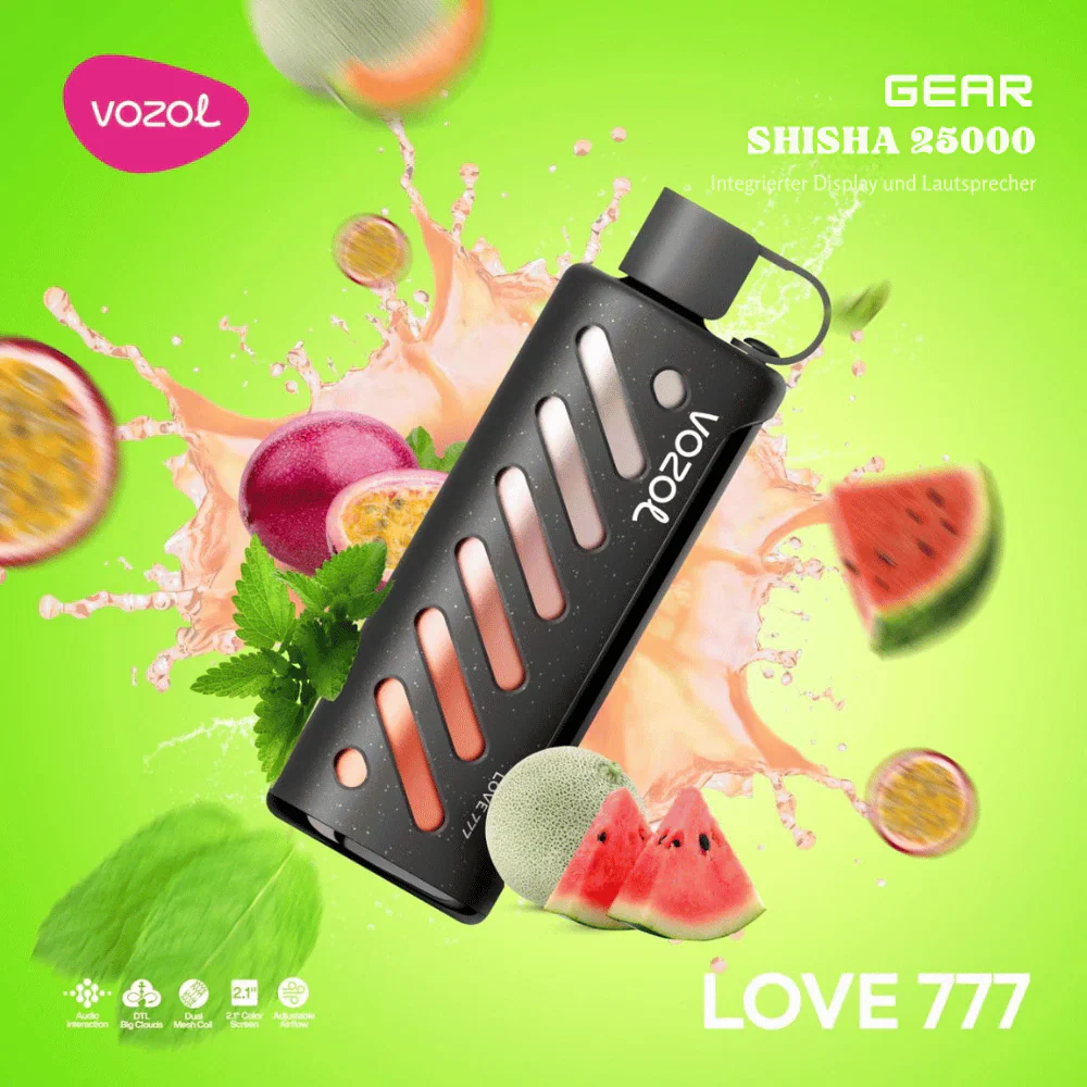 Vozol GEAR SHISHA 25000 Puffs Einweg Kit- 💥 Nehme 5 Zahle NUR 4! + Ab einem Einkauf von 100€ 2 Mystery Gratis💥 - Image 27