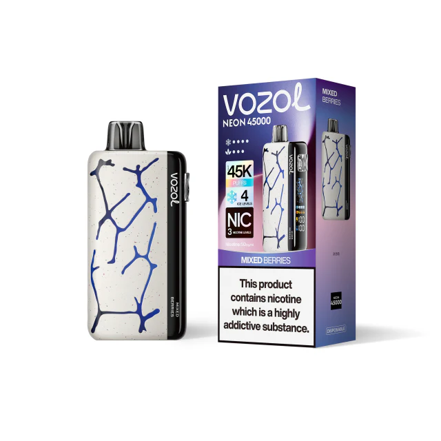 Vozol Neon 45000 Puffs Vorgefülltes Einweg Kit 24ml (45K Puffs)- 💥 Nehme 5 Zahle NUR 4! + Ab einem Einkauf von 100€ 2 Mystery Gratis💥 - Image 7