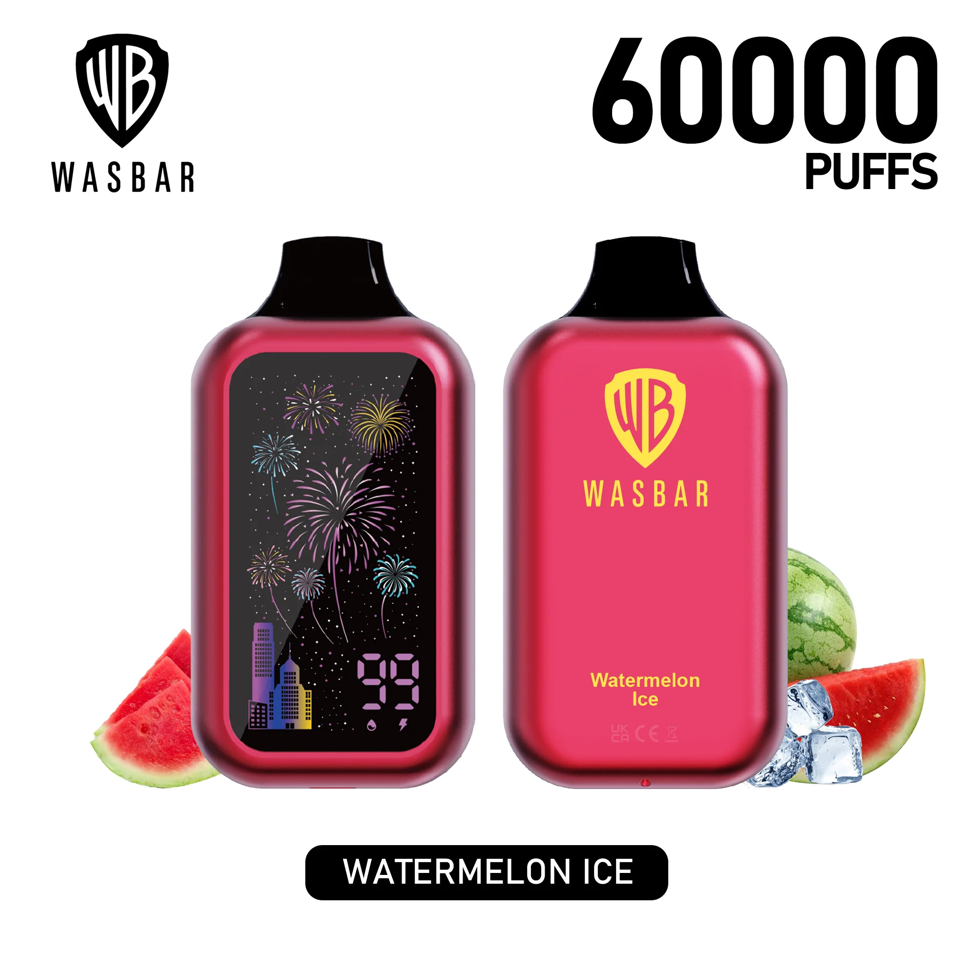 WASBAR 60000 60K Puffs Wiederaufladbares Einweg Kit - 💥 Nehme 5 Zahle NUR 4! + Ab einem Einkauf von 100€ 2 Mystery Gratis💥 - Image 10