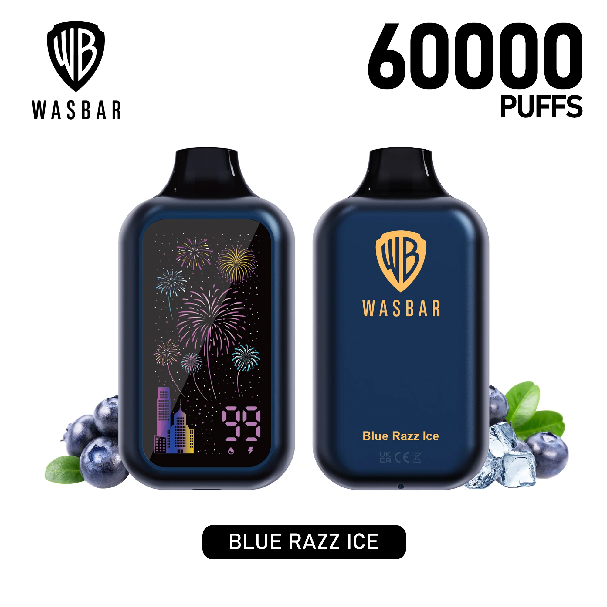 WASBAR 60000 60K Puffs Wiederaufladbares Einweg Kit - 💥 Nehme 5 Zahle NUR 4! + Ab einem Einkauf von 100€ 2 Mystery Gratis💥 - Image 11