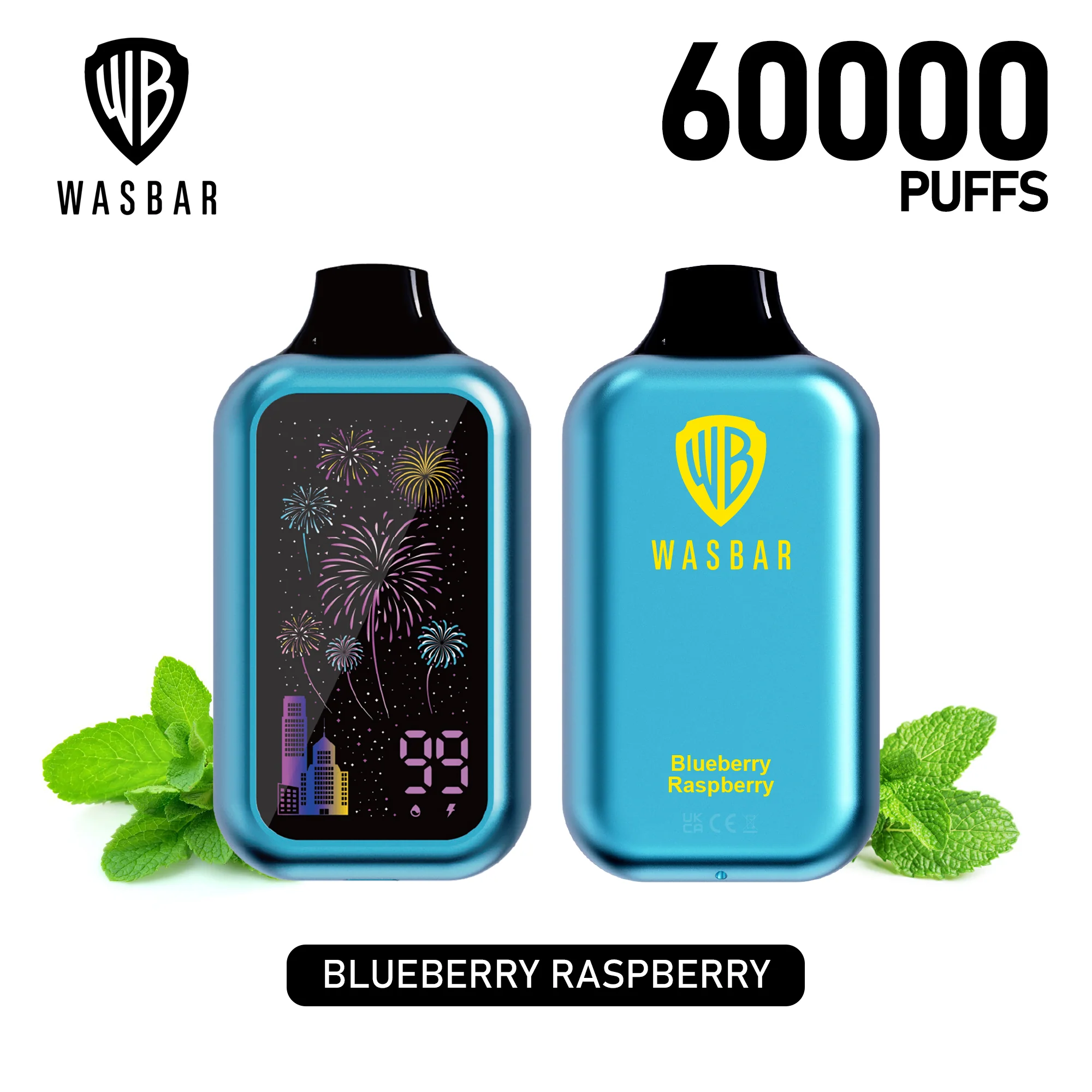 WASBAR 60000 60K Puffs Wiederaufladbares Einweg Kit - 💥 Nehme 5 Zahle NUR 4! + Ab einem Einkauf von 100€ 2 Mystery Gratis💥 - Image 4
