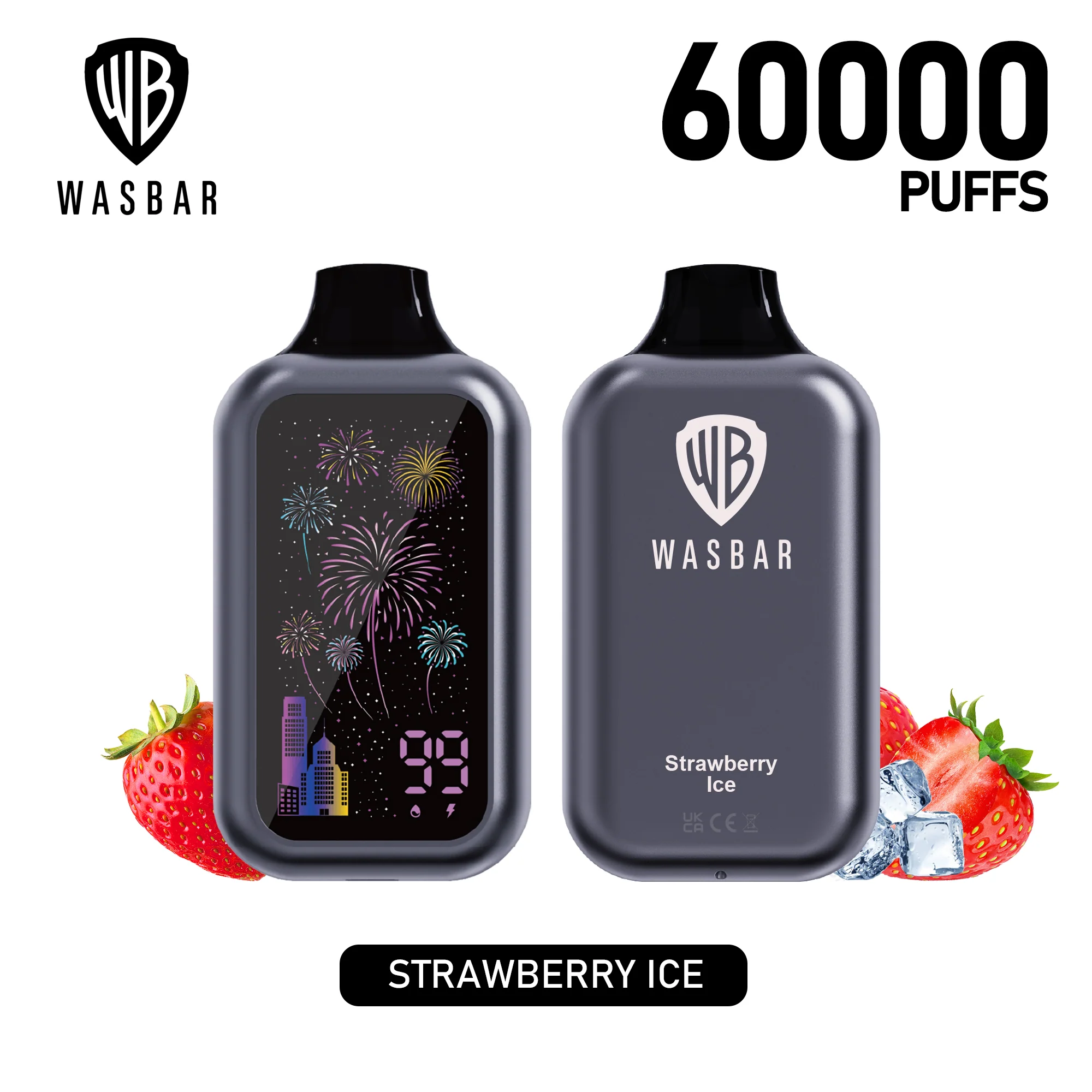 WASBAR 60000 60K Puffs Wiederaufladbares Einweg Kit - 💥 Nehme 5 Zahle NUR 4! + Ab einem Einkauf von 100€ 2 Mystery Gratis💥 - Image 9