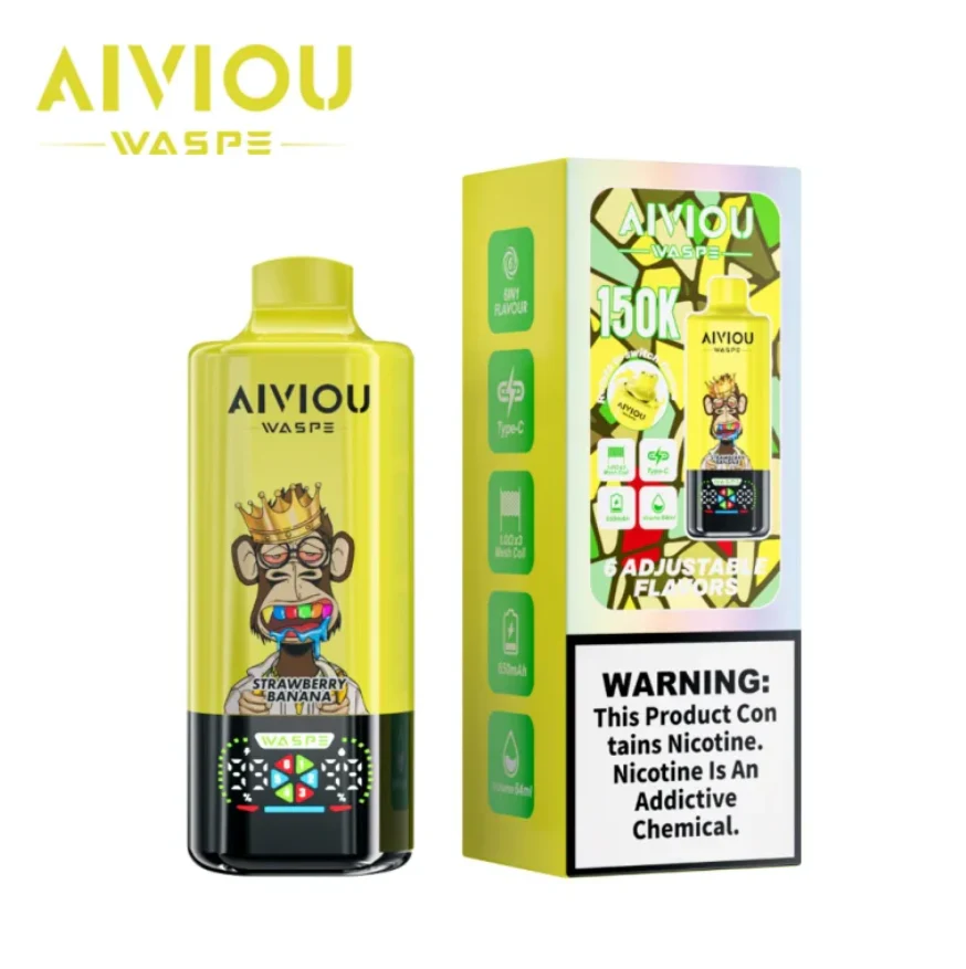 WASPE Aiviou 150K 150000 Puffs 6in1 Wiederaufladbares Einweg Kit- 💥 Nehme 5 Zahle NUR 4! + Ab einem Einkauf von 100€ 2 Mystery Gratis💥 - Image 10