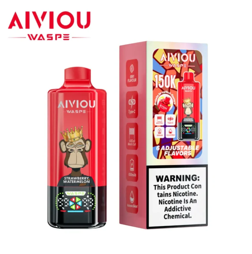 WASPE Aiviou 150K 150000 Puffs 6in1 Wiederaufladbares Einweg Kit- 💥 Nehme 5 Zahle NUR 4! + Ab einem Einkauf von 100€ 2 Mystery Gratis💥 - Image 13