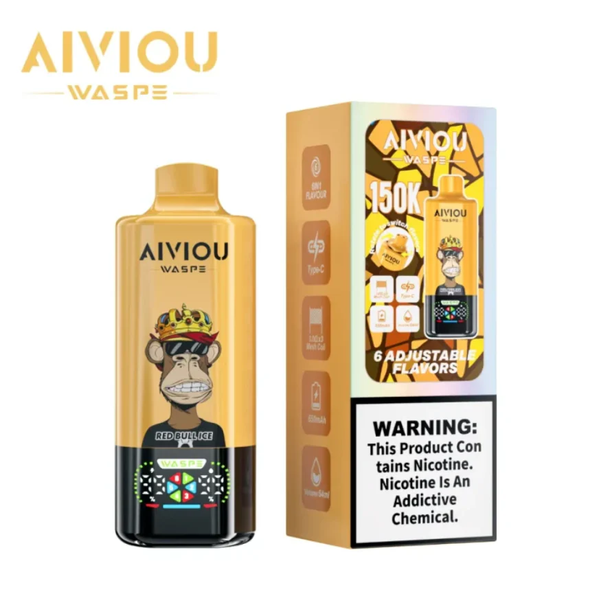WASPE Aiviou 150K 150000 Puffs 6in1 Wiederaufladbares Einweg Kit- 💥 Nehme 5 Zahle NUR 4! + Ab einem Einkauf von 100€ 2 Mystery Gratis💥 - Image 9