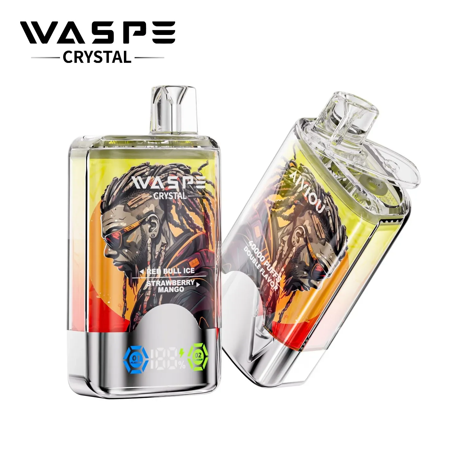 WASPE Crystal 40000 Puffs 40K Einweg Kit (Double Flavor) - Image 9