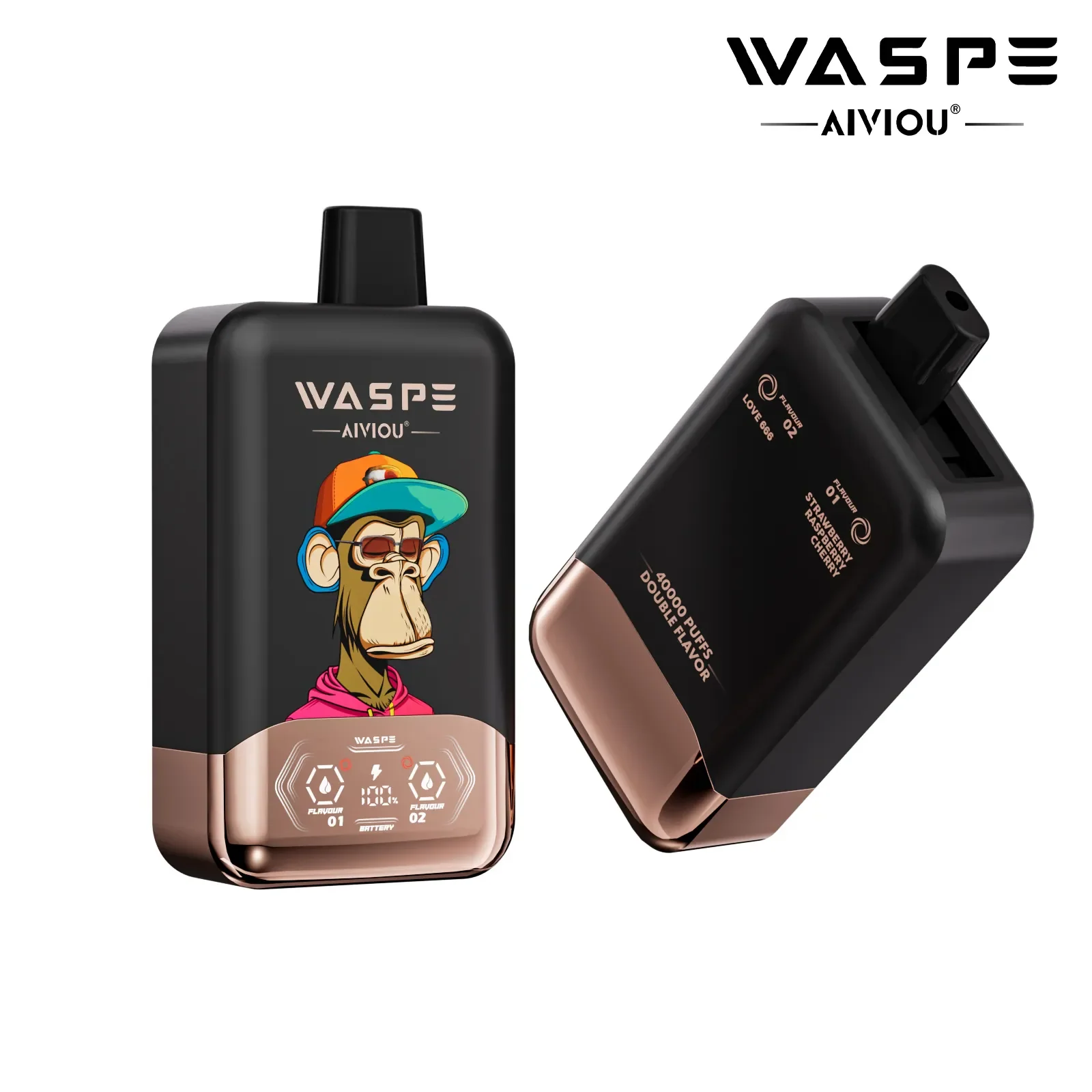 WASPE FIHP 40000 Puffs 40K Einweg Kit (Double Flavor)- 💥 Nehme 5 Zahle NUR 4! + Ab einem Einkauf von 100€ 2 Mystery Gratis💥 - Image 11