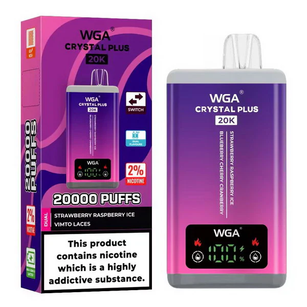 WGA Crystal Plus 20000 Puffs 2-in-1 Wiederaufladbares Einweg Kit - 📢EXKLUSIVES ANGEBOT - Nehme 4 Zahle NUR 3 an der Kasse!+Ab einem Einkauf von 100€ 1 Mystery Vapes Gratis📢 - Image 14