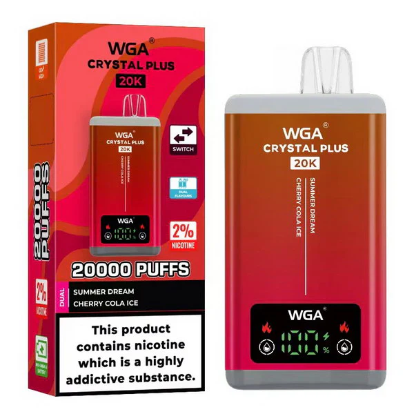 WGA Crystal Plus 20000 Puffs 2-in-1 Wiederaufladbares Einweg Kit - 📢EXKLUSIVES ANGEBOT - Nehme 4 Zahle NUR 3 an der Kasse!+Ab einem Einkauf von 100€ 1 Mystery Vapes Gratis📢 - Image 15