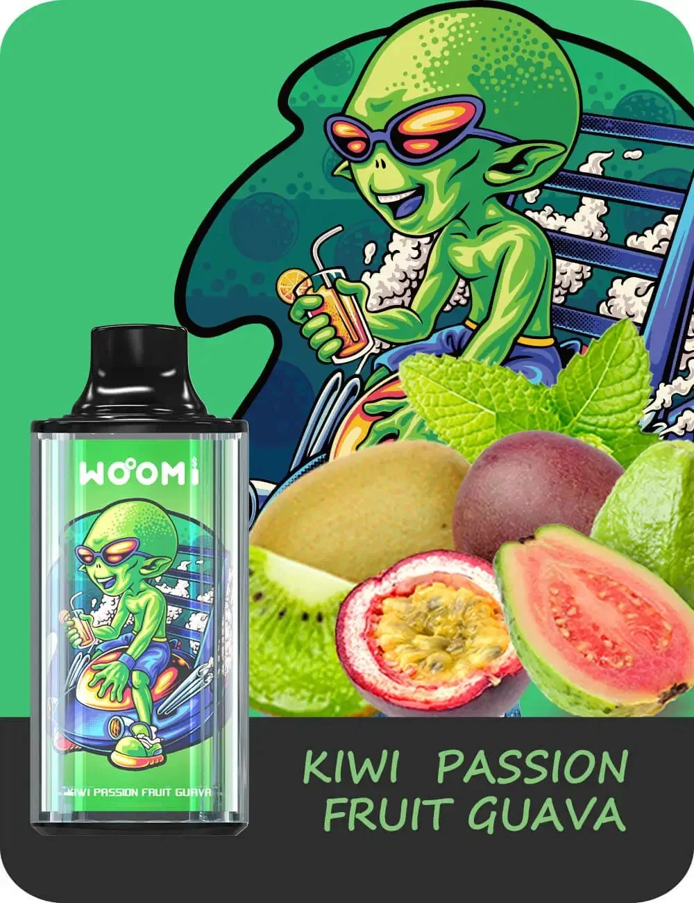 WOOMI SPACE 8000 Puffs Einweg Disposable Kit 600mAh Wiederaufladbar 6 Stück/ Packung - Image 4