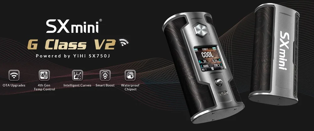 YiHi SXmini G Class V2 Mod Akkuträger 200W - Image 3